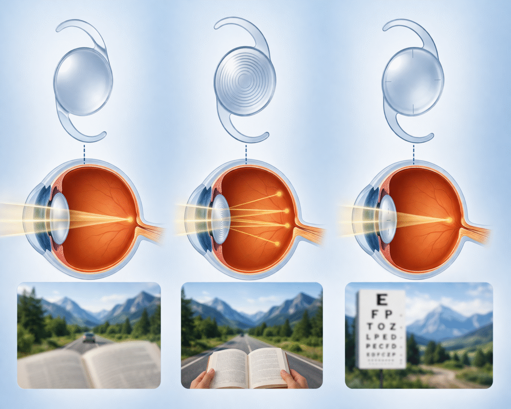 Types of Intraocular Lenses Explained for Cataract Surgery